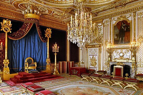 تالار Chateau de Fontainebleau در فرانسه